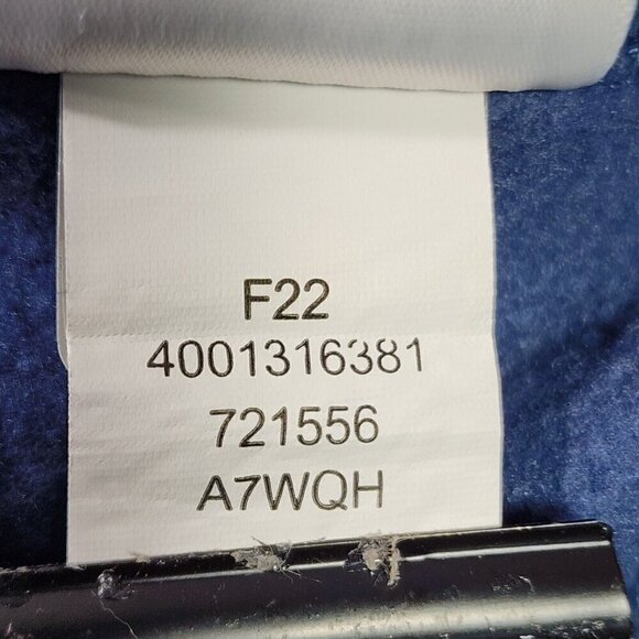 North Face Teen Girl Graphic Hoodie XXL 18 Blue Pink Cotton Poly Pocket Pullover - Picture 16 of 16